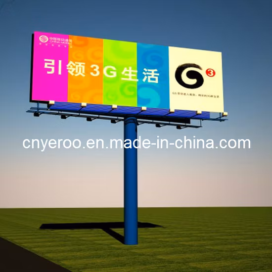 V-Shap Outdoor Steel Free Standing Billboard Advertisement